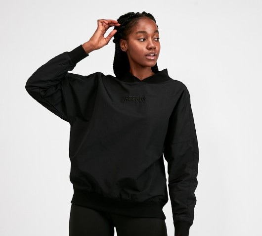Womens Woven Sweatshirt