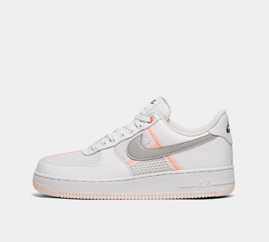 grey and orange air force 1