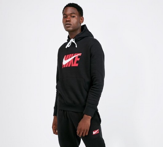 nike gx fleece hoodie black