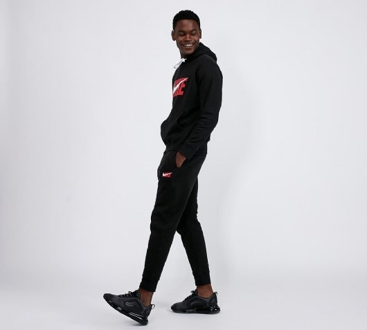 red black and white nike tracksuit