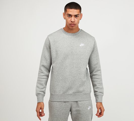 nike club grey hoodie