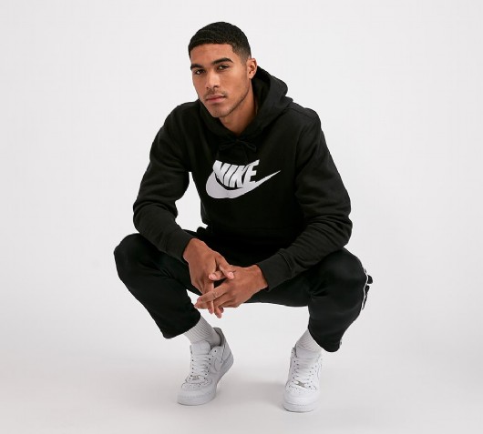 Nike Club GX Overhead Hoodie | Black Nike Club GX Overhead Hoodie | Black