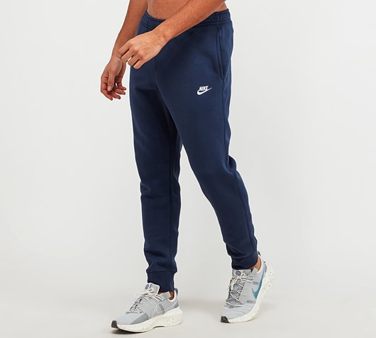 nike club fleece navy