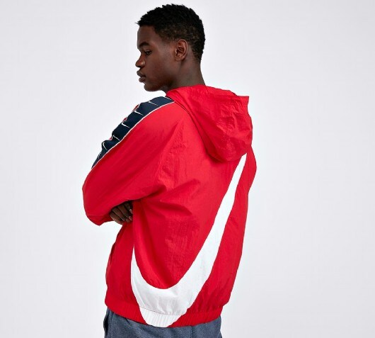 nike swoosh tape jacket