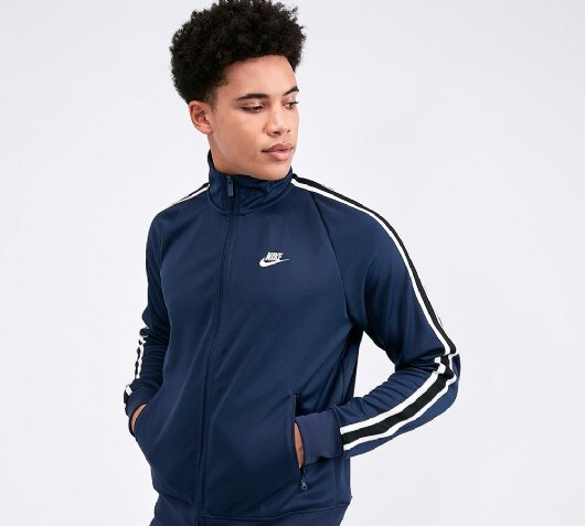 nike navy track top