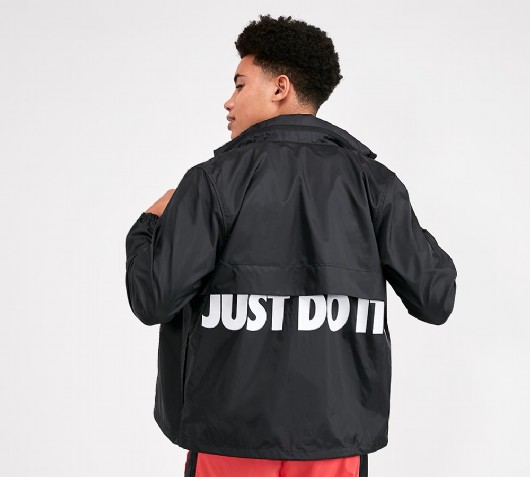 nike jdi woven hooded jacket