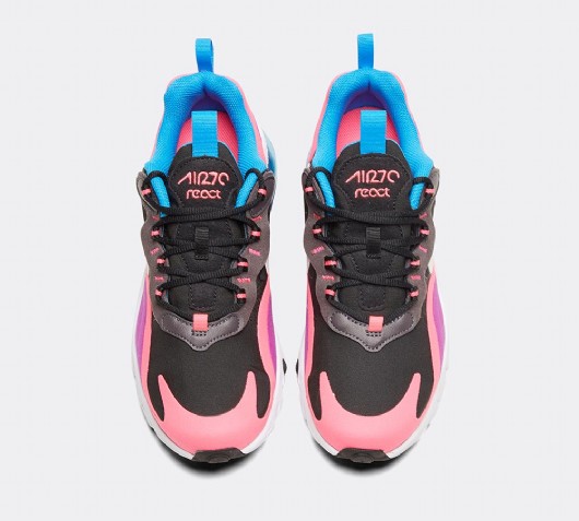 White & pink air max 270 knit trainers hotsell