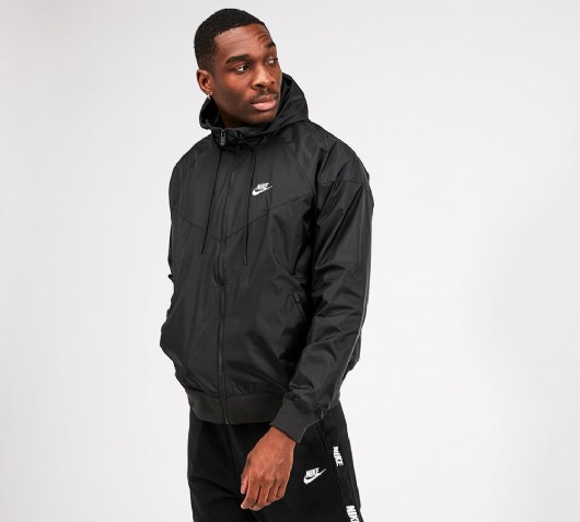 nike windrunner all black