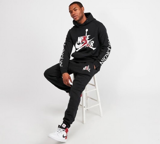 jordan jumpman classics fleece hoodie