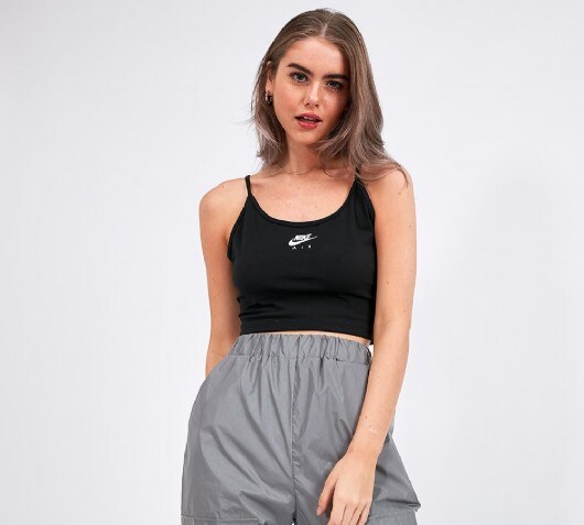 nike women's air cropped tank