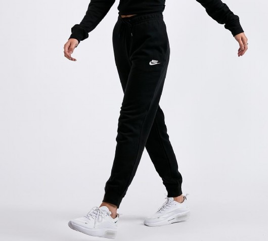 black nike cotton tracksuit