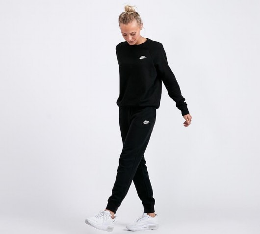 black nike tracksuit bottoms womens