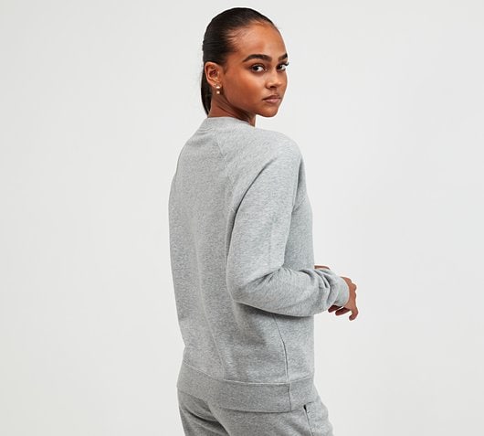 nike grey essentials crew neck sweatshirt