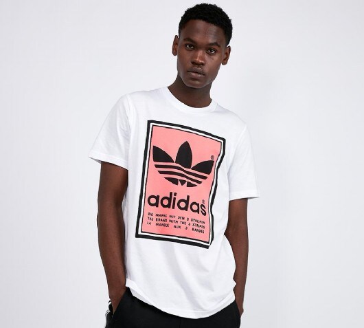 adidas filled label tee