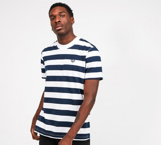 adidas linear stripe t shirt