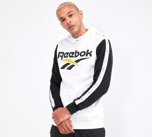 reebok hoodie white