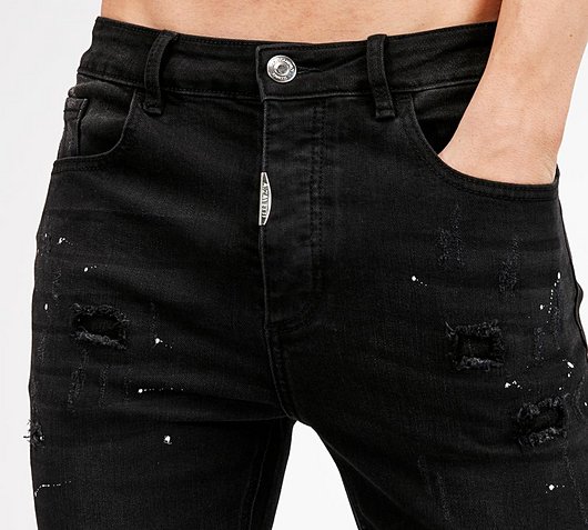zavetti jeans black