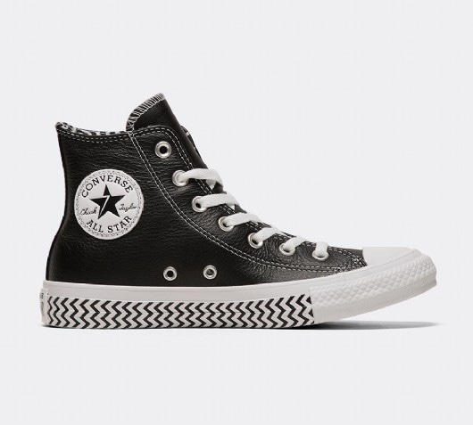 black high top converse footasylum