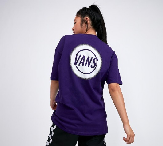 vans t shirt womens purple