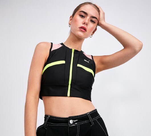 puma chase crop top