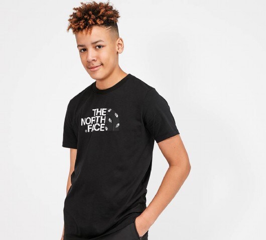 north face childrens t shirts