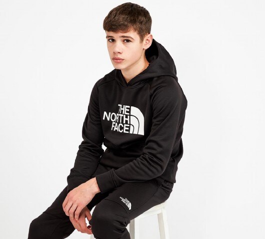 the north face junior slacker hooded top