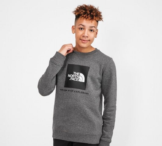 north face box logo long sleeve