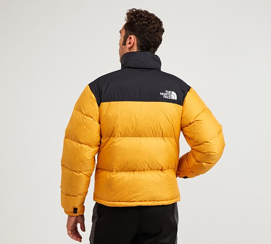 yellow north face nuptse