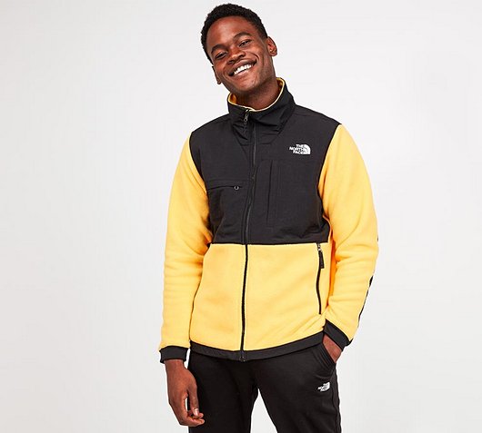 north face denali yellow