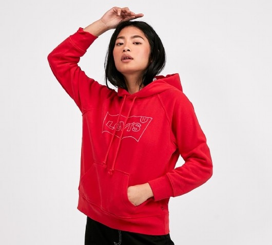 Womens Sport Graphic Hooded Top