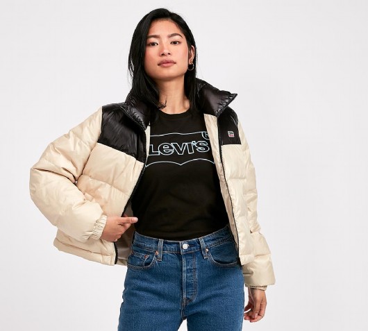 levi's puffer vest