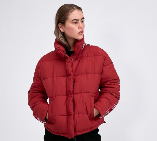 Champion Womens Rochester Tape Puffer Womens Rochester Tape Puffer Jacket