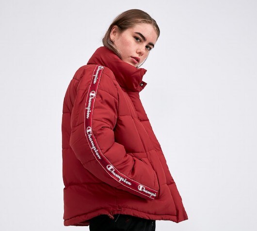 Champion Womens Rochester Tape Puffer Womens Rochester Tape Puffer Jacket
