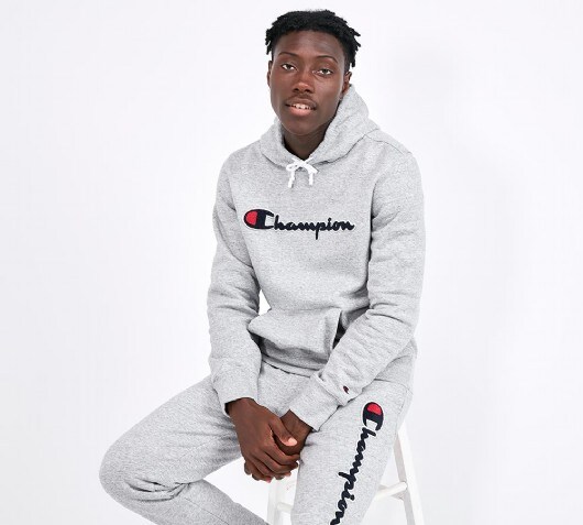 champion tracksuit grey