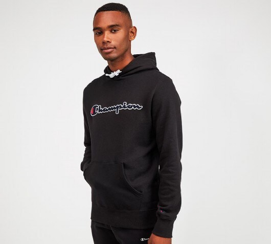 Champion Linear Logo Overhead Hoodie 