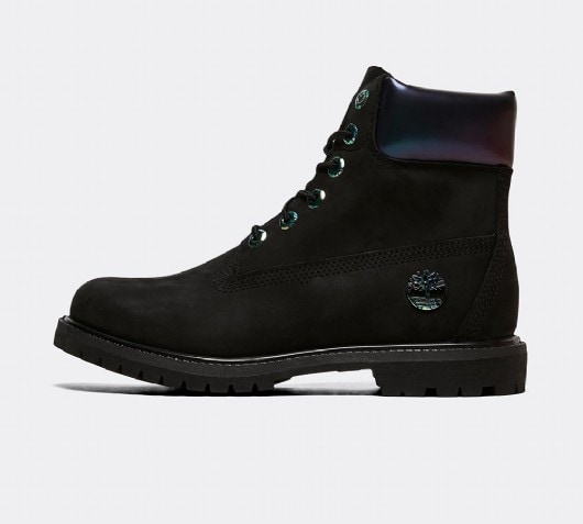 female black timberland boots