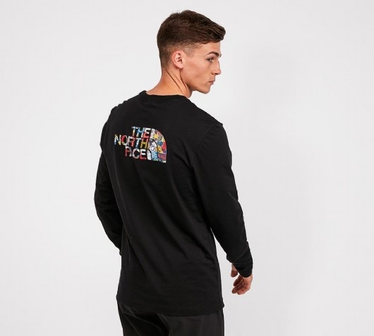 mens north face long sleeve t shirt