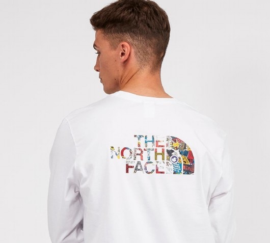 womens north face long sleeve t shirt