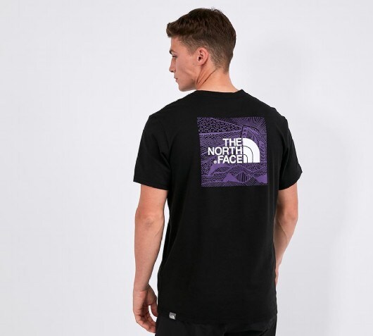 purple north face t shirt