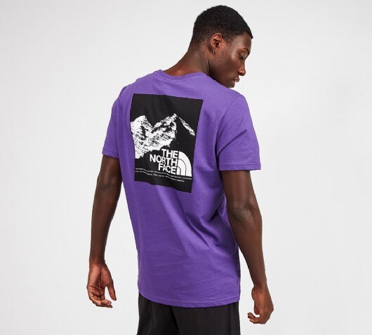 purple north face shirt