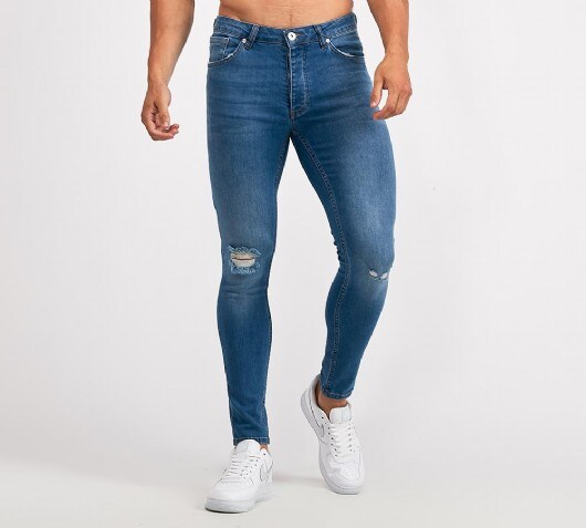 Image of Teramo Light Wash Denim Jean