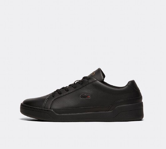 black leather trainers uk