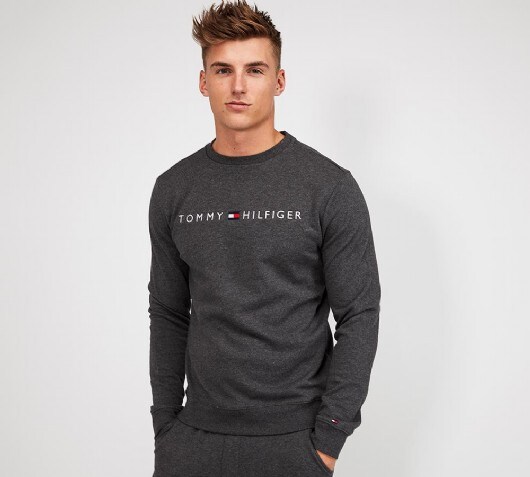 Tommy Hilfiger Linear Logo Crewneck Sweatshirt 2024 towncentervb
