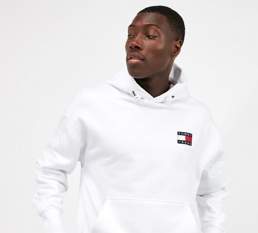 tommy jeans badge overhead hoodie