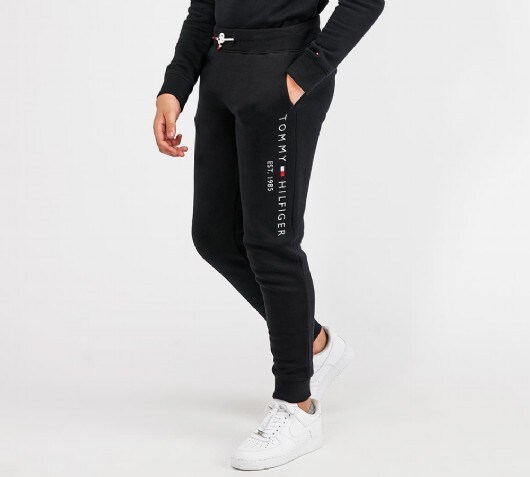 tommy hilfiger black tracksuit