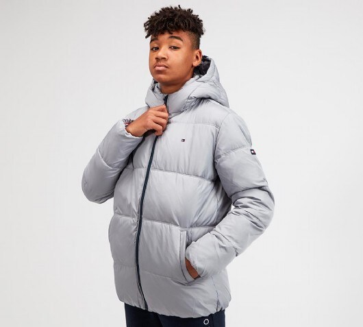 Tommy hilfiger sale grey coat
