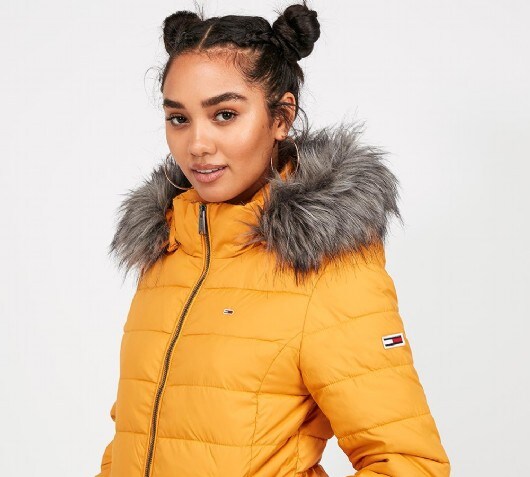 tommy hilfiger yellow jacket women's