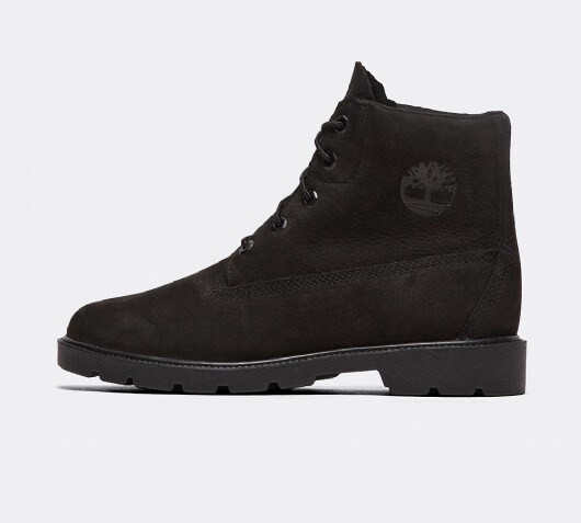 junior timberland boots black