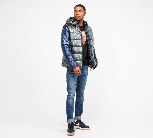 guess 3 in 1 double puffer jacket