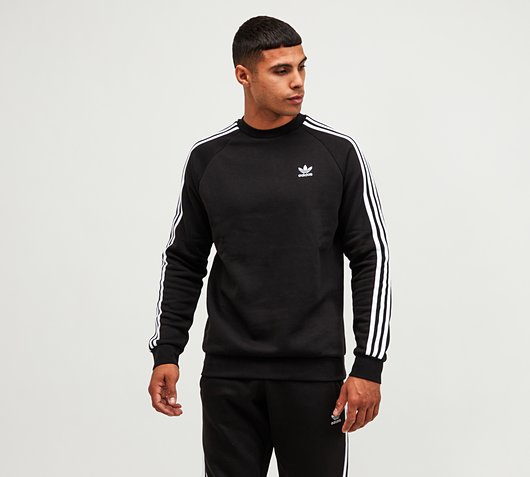 adidas striped sweatshirt